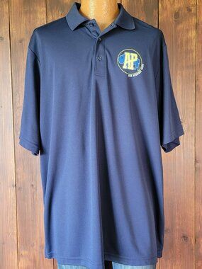 Michelin US9 Ardmore Pride Polo 3XL Blue Tire Plant Work Apparel Shirt Corporate